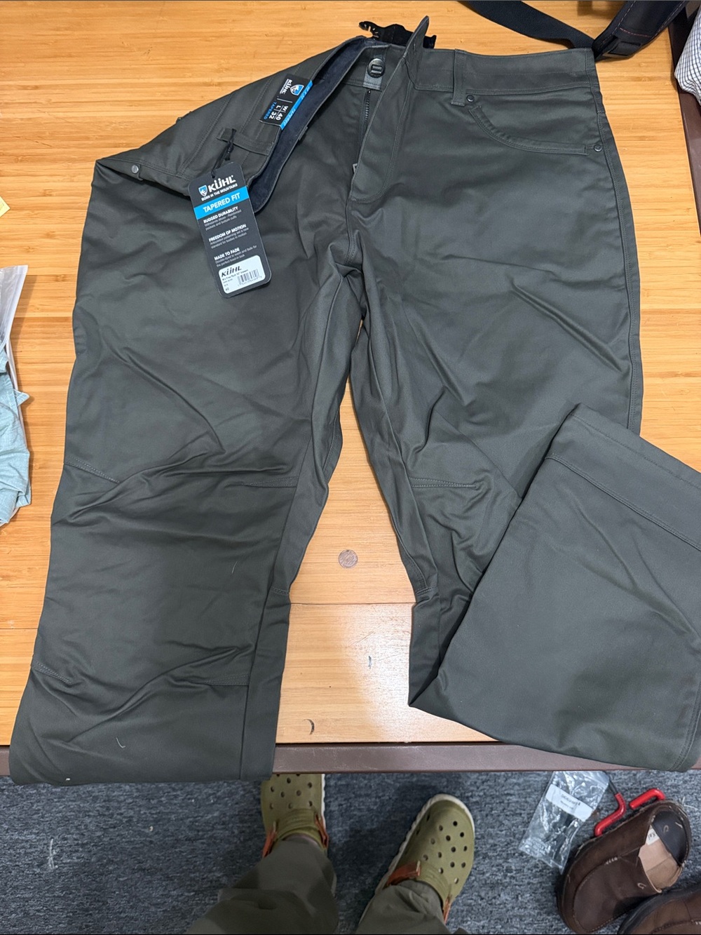 Kuhl Men's Olive Green Free RYDR